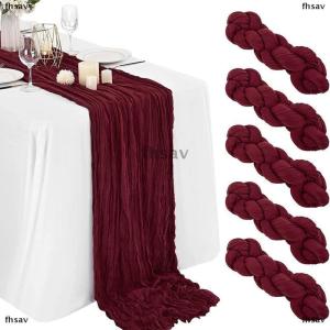 [COD] fhsav ผ้าปูโต๊ะลายตาข่ายขนาด90x300ซม. ผ้าปูโต๊ะสไตล์วินเทจผ้าโปร่งสำหรับงานแต่งงานงานเลี้ยงคริสต์มาสซุ้มเค้กตกแต่งโต๊ะ