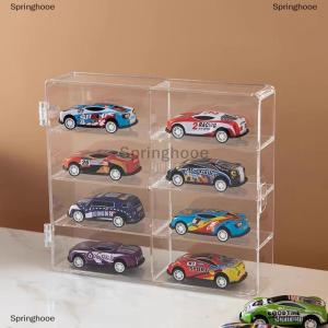 [COD] Springhooe 1 Piece Dustproof Car Non Punching Adhesive Wall Transparent Storage Box 1:64 Acrylic Car Display Box For Car Model Toy Cabinet Rack