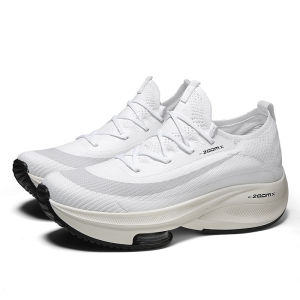 Original Mens and Womens Marathon Air Cushion Running Shoes Thick-soled Light Running Shoes Breathable Sports Shoes Chunky Sneakers