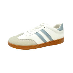SHOEVO Sam-ba Sepatu Sneakers Wanita Sepatu Kerja Wanita Fashion bahan berkualitas tinggi warna hitam Cream Casual Olahraga Sport ST102