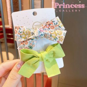 Jepit Rambut Pita 2pcs Anak Perempuan Lucu Wanita Motif Korea Bunga Daisy Cantik JPT 02