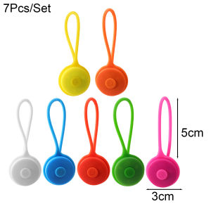 7pcs Led ba lô đèn đèn an toàn đa chức năng Xe Đạp Silicone ánh sáng với 3 chế độ đêm đi xe đạp đi bộ đường dài vòng cổ cho thú cưng