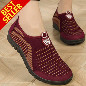 QINGSHUI Sepatu Wanita Dewasa Terbaru .Sepatu Sneakers Wanita.Sepatu Olahraga Wanita Terbaru .Sepatu Berjalan Slip on Wanita