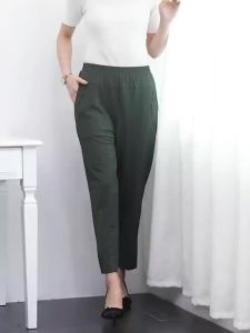 M-3XL Pants Women Korean Style High Waist Casual Loose Long Pants Plus Size
