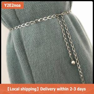 【Local shipping】 Phụ Nữ Thời Trang Thắt Lưng Sang Trọng Thiết Kế Vành Đai Retro Bạc Khắc Hollow out Chain Belt Cho Phụ Nữ Thanh Lịch Vòng Kim Loại Phụ Nữ Vành Đai