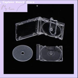 [Toplans]💖[HOT SALE]🎈🎈 อุปกรณ์เสริมสำหรับตกแต่งกระเป๋าเป้สะพายหลังแบบ DIY กล่องใส่ซีดีพวงกุญแจรูปเครื่องเล่นซีดี