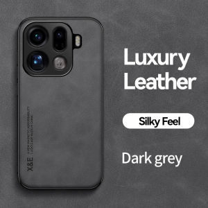 Luxury Retro PU Leather Phone Case for OPPO Find X9 Pro Soft Silicone+PC Shockproof Phone Back Cover for OPPO Find X9