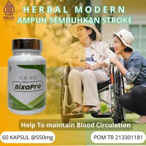 BixaPro Obat Herbal Untuk Stroke Kebas/Mati Rasa Lumpuh Akibat Stroke || Izin Resmi BPOM & MUI