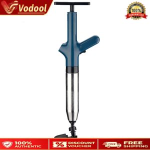 Electric Toilet Plunger Stainless Steel Drain Clog Remover for Sink and Toilet Pipes Durable Plumbing Tool