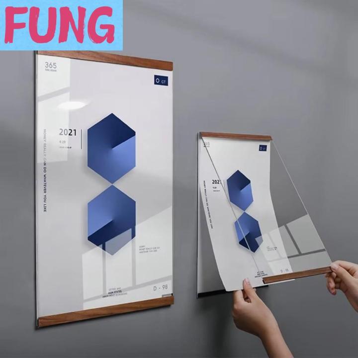 Rectangular Display Boards FUNG A 4/A 5/A 6 ic Wall Mounted Frame Reusable Rectangle Display Board ...