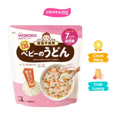 Mì udon không muối Easy Manma Wakodo cho bé