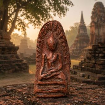 รูปจากผู้ขายบน Lazada: พระรอด กรุมหาวัน เบญจภาคี พระเครื่อง ตรงปก ตั้งราคา ฿105