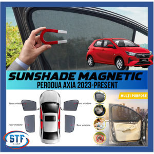 PERODUA AXIA 2023-2024 Magnetic Sunshade Car Anti-Glare Day Sunshade Strong Magnet 4PCS