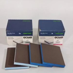 FESTOOL Double-Sided Sponge Sandpaper Car Paint Plastic Sanding Polishing Super Soft Hand Grinder Abrasive Belt 210 Grit 800 Grit