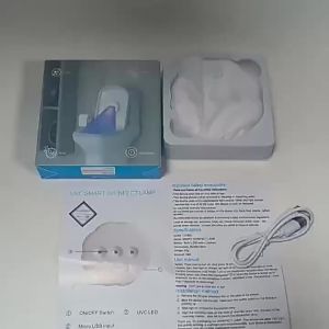 Smart Toilet for Home Use LED Sterilizing UV Lamp for Odor Removal USB Rechargeable Automatic Toilet Lamp