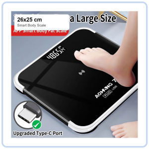 【COZYCASA】AOHANG 7 Smart Body Scale / USB Rechargeable / Type-C / LCD Digital Display