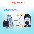 KIPAS ANGIN DUDUK AOYAMA / KIPAS MEJA AOYAMA / DESKFAN 10 INCH BESI 2 IN 1 AOYAMA / KIPAS ANGIN BESI AOYAMA / KIPAS MEJA FULL BESI. 