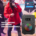 K-Song KTV Wireless Speaker ZQS1430 & 1431 / USB Rechargeable Bluetooth Speaker with LED Light , FM Radio , USB , MIC , AUX. 