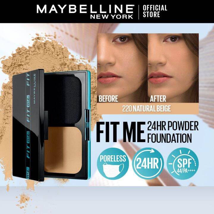 Best- Maybelline Fit Me 24hr Powder Foundation - Long Lasting 