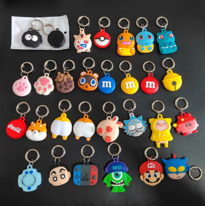 卡通动漫弹簧扣苹果airtags保护套追踪防丢器定位器壳 | Lazada PH