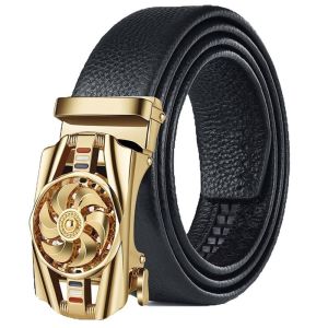 Luxury Men Formal 𝗔𝘂𝘁𝗼𝗺𝗮𝘁𝗶𝗰 𝗕𝘂𝗰𝗸𝗹𝗲 Belt Casual Waist Strap Leather Belt for Men Tali Pinggang Lelaki-COZII