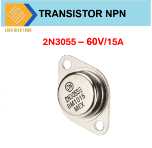 Linh kiện bán dẫn Transistor 2N3055 NPN MALAYSIA dòng điện 15A- 60V