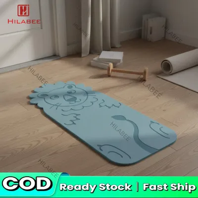 Children Dance Mat Anti Slip Cushion TPE Fitness Mat Cartoon Yoga Pad for Gymnastics Tumbling Home Workout