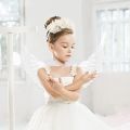 White Angel Wing and Halo for Girls Kids Wings Costumes White Wings for Child for Festival Halloween. 