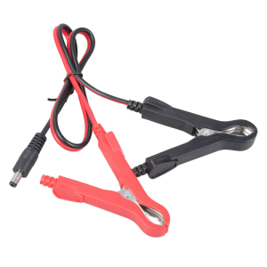 5.5x2.1mm Power Plugs Male Connector To Double Alligator Clip Power Cable For LED Light 5.5x2.1mm Clip Cord