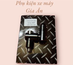 (Hình thật Video thật) Chân kính xoay 360 độ NHÔM CNC dành cho nhiều loại xe
