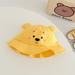 BestBorn 0-2 year old Baby Clothes Set Yellow Cute Stripe Winnie the Pooh Romper Girls Boys Baby Long Sleeve Bodysuit Cotton Pantihose Hat Romper Set