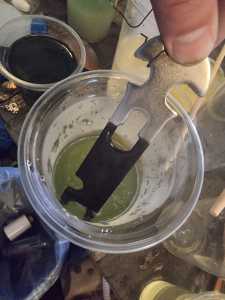 น้ำยาต้มลอกนิเกิลสูตรเยอร์มันบนเหล็ก แบบด่างไม่ใช้ไซยาไนด์ ไม่มีควัน ไม่มีกลิ่นฉุนของแอมโนเนีย ใช้งานง่าย