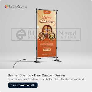 PRINT CETAK SPANDUK BANNER DIMSUM CUSTOM DESAIN