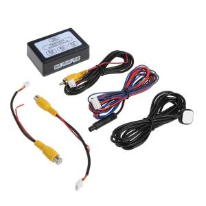 Camera Converter for Car Parking Camera Converter Front Rear View Video Switch 2 Channel Control Box for CVBS &AHD