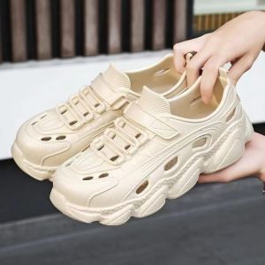 UoMeAi  Sepatu kets luar ruangan pria Sandal karet pria Sandal karet ringan bahan EVA sol anti selip Sepatu anti selip netral
