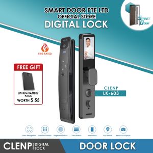 1H SCDF Fire Rated Digital Door Lock CLENP CLP-LK-603 & CLP-LK-603 (Basic)
