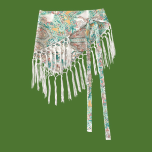 PLLEWY Embroidery Fringe Waist Belt Tassels Exquisite Dance Hip Scarf Fashion Retro Corset Belt Dress Jeans Decor