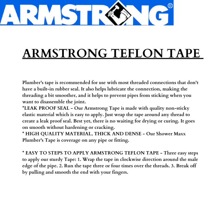 ARMSTRONG%20TEFLON%20/%20TAPELON%20PER%20TUBE%2010PCS.%20-%20Image%203
