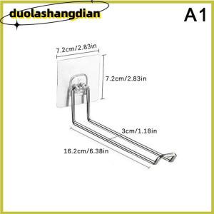 [Duola] Versatile Wall-mounted Hanger Storage Space-saving Foldable Clothes Hanger Rack Windproof Anti-slip Organizer