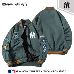 Varsity Jacket Baseball Vintage New York Yankees  Pink- Jumpshot
