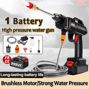 Pressure Washer Portable Wireless Car Washer 1299VF/999VF High power spray Water Gun Can Rechargeable COD