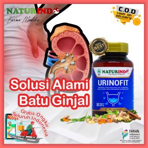 Obat Batu Ginjal Peluruh Penghancur Batu Ginjal Pelancar Saluran Kemih URINOFIT Naturindo BPOM Halal