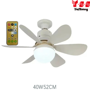 Y·S·S YaSheng Fan Light Restaurant Bedroom Children Study Kitchen E27 Screw Mouth Household Silent Simple Ceiling Fan Lamp