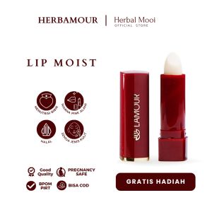 LAMOUR SKINCARE LIPMOIST MERAWAT MELEMBABKAN MENUTRISI DAN MENGURANGI BIBIR PECAH PECAH