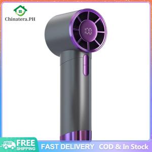 Portable Handheld Turbo Fan Personal Hand Fan High Speed Desktop Fan Desktop Cooling Fan for Outdoor Activities Working