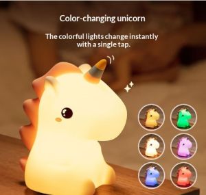 {READY STOCK}Home Decor Halloween Pumpkin Night Light Cute Soft Silicone Lamp Touch Dimmable Rechargeable Bedside Decor Light Kids Gifts Halloween Decorations