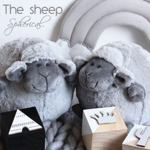 15cm Fluffy Cozy Huggable Chubby Sheep Toys Skin-friendly Stuffed Lamb Plush Doll  Home Bedroom Decor