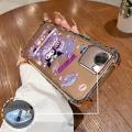 [กันกระแทก] ปลอกสำหรับ Realme C30 C30S สี่มุม Electroplated ป้องกันการวางแบบศัพท์กรณีความงามการ์ตูนอะนิเมะสาวแบบซิลิโคนอ่อนนุ่มกรณี. 