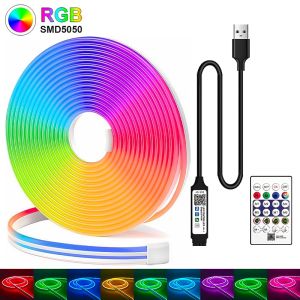 RGB Neon Light Strip APP Waterproof Music Sync Mode for Bedroom Room Outdoors Decro LED Strip Light