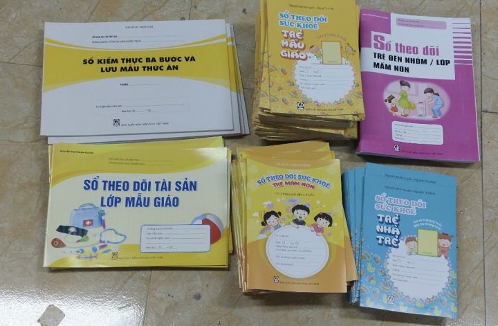 Các Loại Sổ Mầm Non, Sổ Theo Dõi trẻ đến lớp, Sổ Theo Dõi Sức Khỏe, Sổ ...